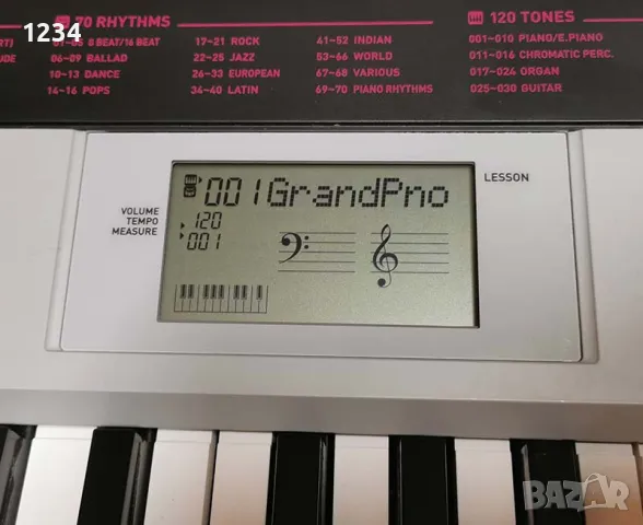 синтезатор клавир CASIO CTK-1500 пиано с 5 октави и плътни клавиши, снимка 6 - Синтезатори - 48423256