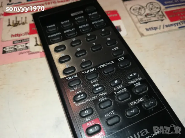 AIWA RC-TN330 AUDIO REMOTE CONTROL-ВНОС SWISS 3012241122, снимка 9 - Ресийвъри, усилватели, смесителни пултове - 48496344