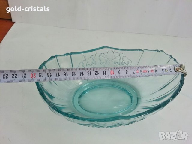 ретро стъклена купа фруктиера , снимка 5 - Антикварни и старинни предмети - 26752315