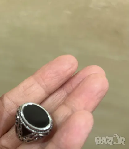 Мъжки пръстен BLACK KNIGHT неръждаема стомана, снимка 11 - Пръстени - 48595892