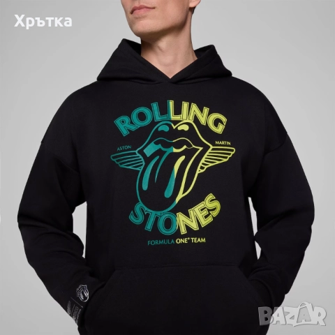 Aston Martin F1 x Rolling Stones - Оригинален мъжки суитшърт, снимка 6 - Суичъри - 52943764