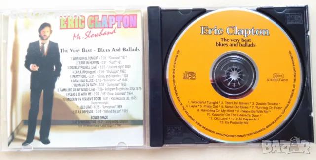 Eric Clapton – The Very Best - Blues & Ballads - CD, снимка 3 - CD дискове - 49276040