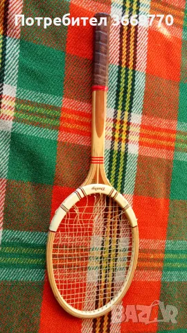 Винтидж тенис ракета Dunlop Maxplay, снимка 4 - Тенис - 48965500