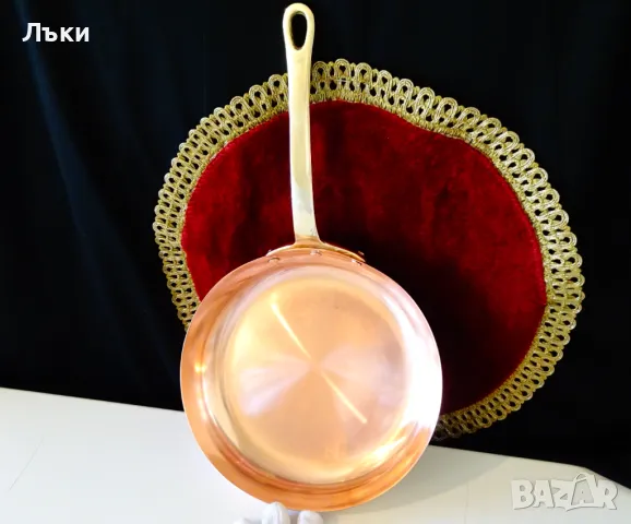 Меден тиган,чиста червена мед 750 гр. 