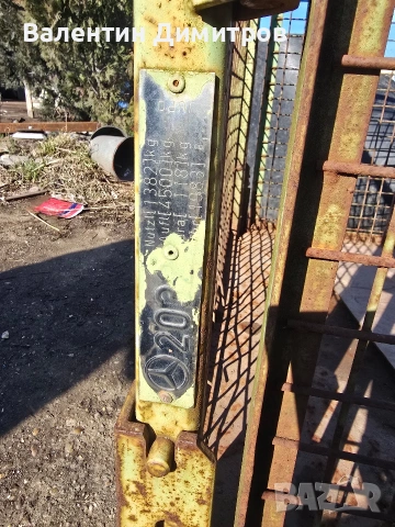 Железен палет 110/90, снимка 2 - Стелажи и щандове - 53474188