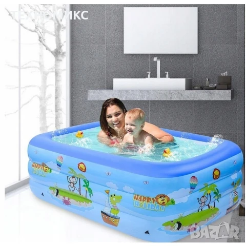 Детски надуваем басейн , снимка 3 - Надуваеми играчки - 50612388