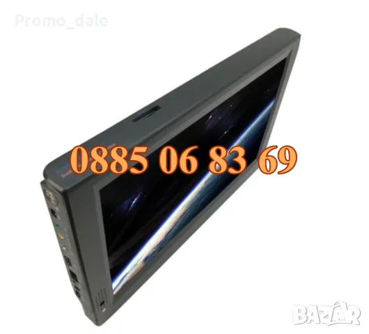 Преносим телевизор 12 инча, портативен цифров телевизор 12 инча 12v / 220v, снимка 5 - Телевизори - 49696690