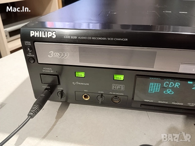 Записвачка  Philips CDR820, снимка 12 - Аудиосистеми - 52918918