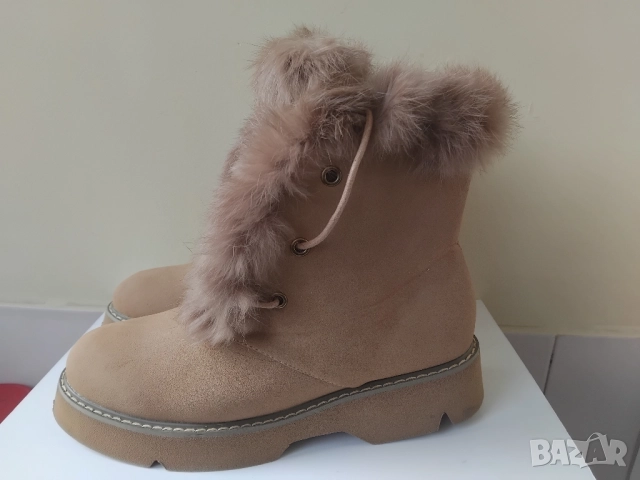 Зимни дамски боти - НОВИ, 39 номер, снимка 4 - Дамски боти - 52821514