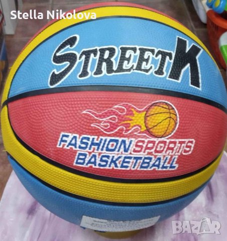 Баскетболна топка,гумена за асфалт, снимка 1 - Детски топки - 37444393