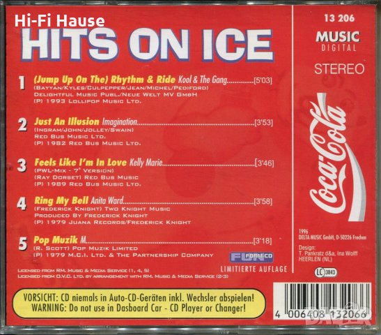Hits on Ice, снимка 2 - CD дискове - 34735100