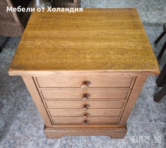 Тесен дъбов скрин, снимка 9 - Скринове - 50999467