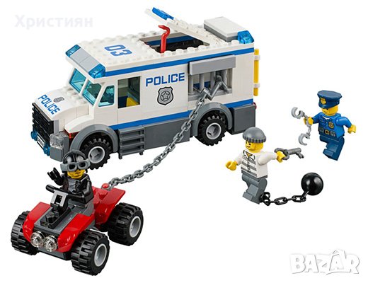 Lego City 60043 - Затворническа кола, снимка 1 - Конструктори - 37676081