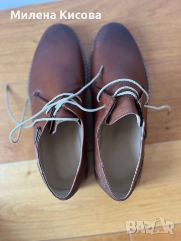 Нови мъжки кожени обувки 42, снимка 2 - Ежедневни обувки - 52908403