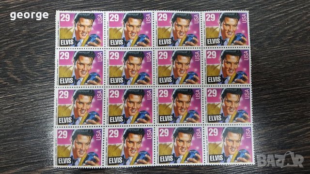 16 броя пощенски марки марка - Елвис Пресли 1993 от САЩ