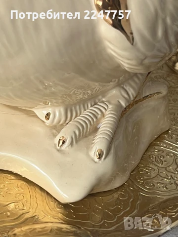Огромен гълъб порцелан, снимка 9 - Антикварни и старинни предмети - 50913872