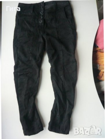интересен черен панталон, снимка 2 - Детски панталони и дънки - 37432124