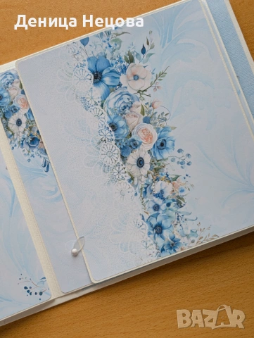 Ръчно изработен албум за моминско парти, подарък за булка, снимка 2 - Подаръци за сватба - 53474892