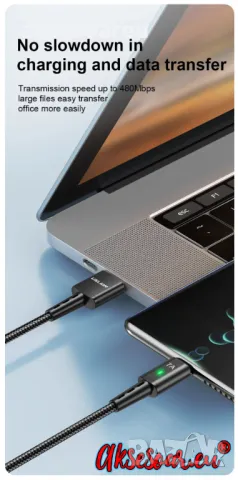 Нов висококачествен 7A USB заряден кабел тип C за Бързо зареждане на мобилен телефон за зарядно устр, снимка 2 - Резервни части за телефони - 47893281