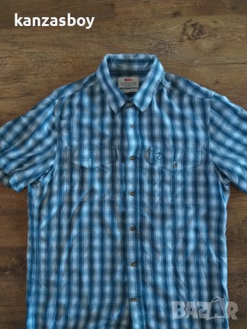 fjallraven ABISKO COOL SHIRT SS - страхотна мъжка риза М размер, снимка 5 - Ризи - 40002003