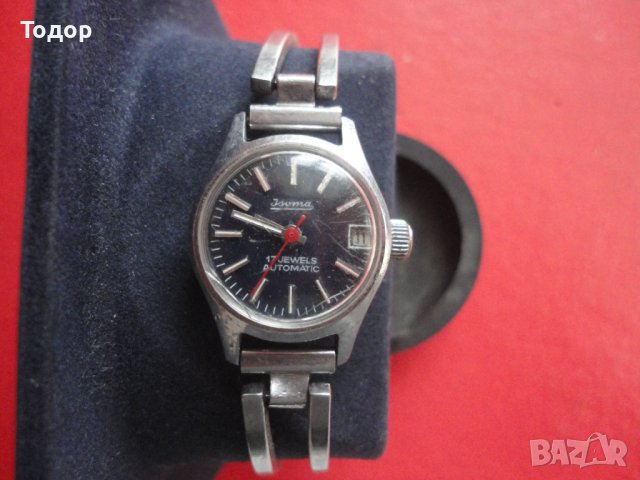 Немски дамски часовник Isoma 17 Jewels Automatic, снимка 2 - Дамски - 43526476