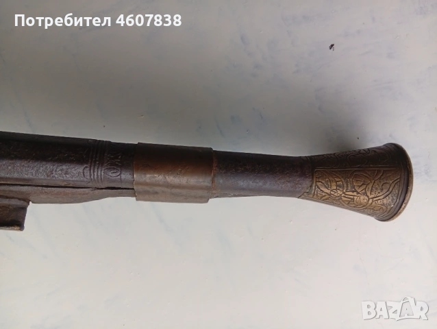 Кремъчен пистолет, пищов 49 см, снимка 7 - Декорация за дома - 53354631