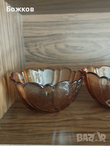 Стъклени купички от цветно стъкло, снимка 2 - Чинии - 38891594