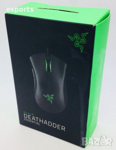 Геймърска мишка Razer Deathadder Essential чисто нова, снимка 2 - Клавиатури и мишки - 26369752