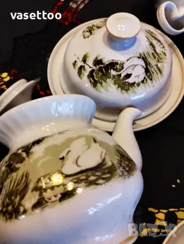 Руски сервиз за чай, снимка 5 - Сервизи - 49248944