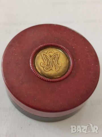 Стара бакелитена кутийка от пудра. , снимка 5 - Колекции - 36704768