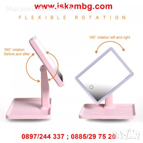 LED ОГЛЕДАЛО ЗА МАСА - код 2235, снимка 4 - Други - 26719631