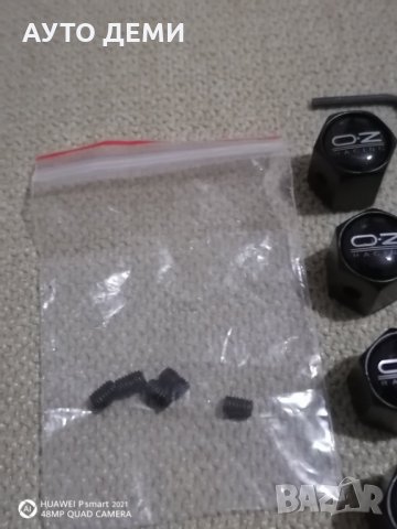 *ТОП* Черни и хром качествени капачки за вентили винтили със защита от кражба за кола автомобил джип, снимка 6 - Аксесоари и консумативи - 33527640