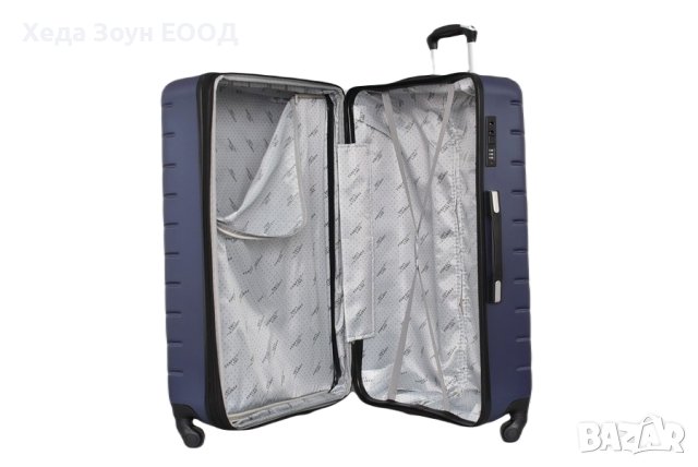 Куфар ABS - комплект - Черен/Син/Сив/Бордо/Кафяв, снимка 5 - Куфари - 40820323