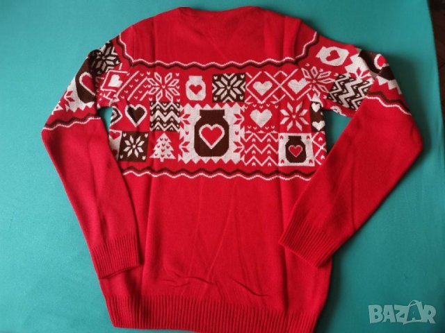 Коледен пуловер "Nutella" , снимка 2 - Блузи с дълъг ръкав и пуловери - 35174070