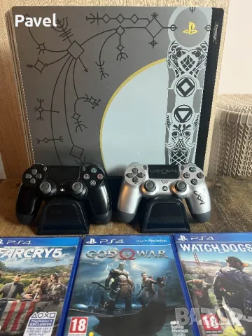 PS4 Pro 1TB God of War Limited Edition – хакнат с GoldHen (версия 11.00), снимка 3 - PlayStation конзоли - 48194779