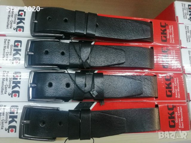 Продавам мъжки колани от естествена телешка кожа на едро