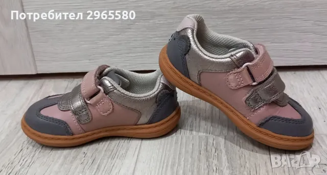 Обувки за момиче CLARKS, номер 20 1/2, снимка 2 - Детски обувки - 48872266