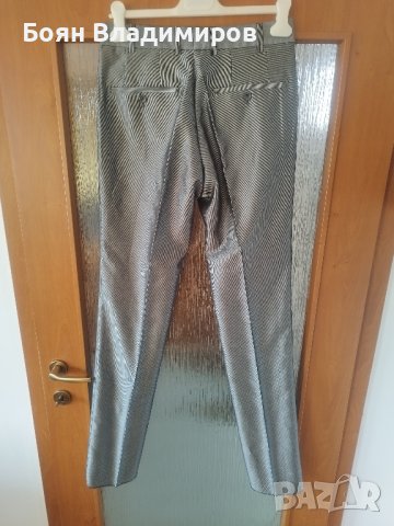 Официален мъжки панталон р-р S, талия 38см., нов, снимка 2 - Панталони - 43788881