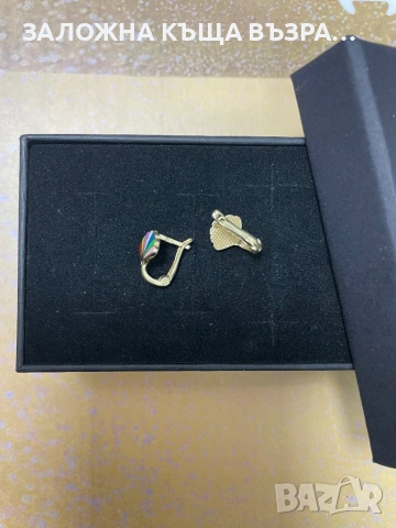 Златни Обеци - 14 Карата , снимка 3 - Обеци - 53046136