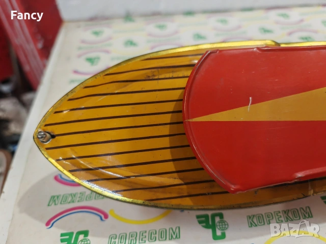 Стара детска играчка лодка, снимка 8 - Колекции - 53243961