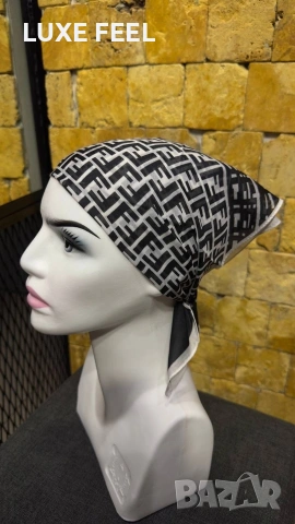 FENDI ⚜️Копринени Шалове, снимка 7 - Шалове - 53289058