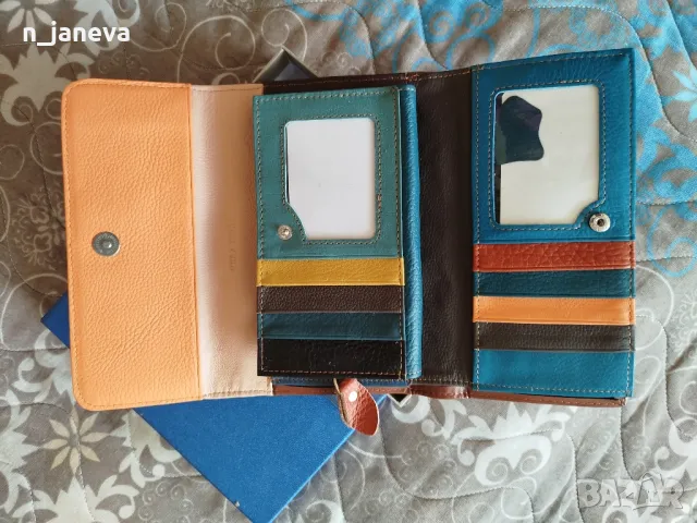 нов портфейл от естествена кожа, снимка 4 - Портфейли, портмонета - 48529597