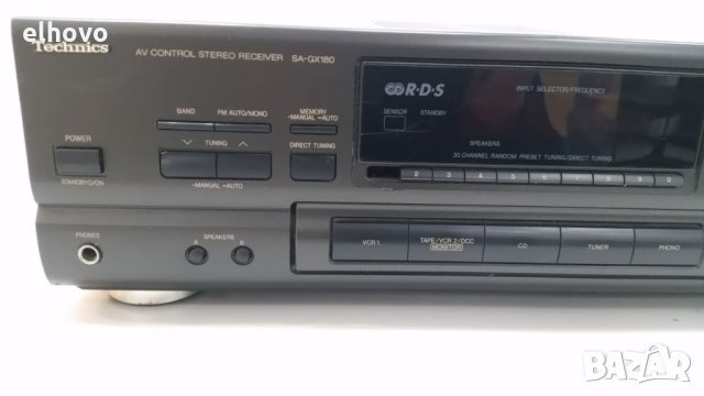 Ресивър Technics SA-GX180, снимка 6 - Ресийвъри, усилватели, смесителни пултове - 27129568
