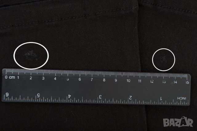 Черни мъжки памучни дънки марка Giorgio di Mare - W38, снимка 7 - Дънки - 28150759
