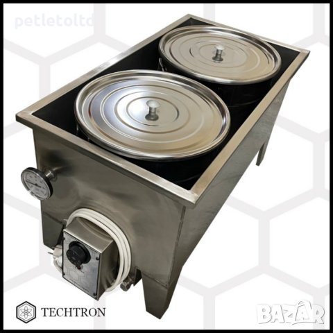 Декристализатор за пчелен мед TECHTRON - за 2 тенекии, снимка 2 - За пчели - 44102207