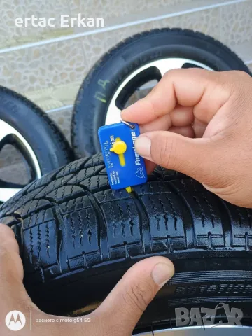 джанти 5x112 195/60 r15 BORBET+ЗИМНИ ГУМИ, снимка 7 - Гуми и джанти - 50320749