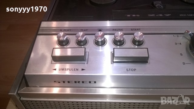 GRUNDIG TK 247 DE LUXE-MADE IN GERMANY-ВНОС ХОЛАНДИЯ, снимка 9 - Ресийвъри, усилватели, смесителни пултове - 27800608