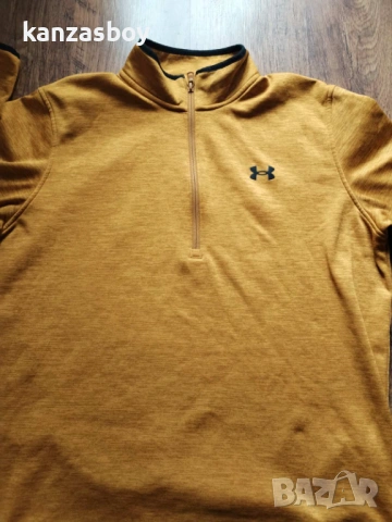 Under Armour Men's UA Armour Fleece 1/2 Zip Long Sleeve - страхотна мъжка блуза Л КАТО НОВА, снимка 7 - Спортни дрехи, екипи - 53179152