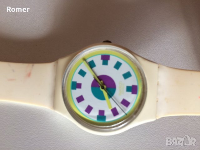 Оригинален Часовник Swatch Swiss Made, снимка 3 - Антикварни и старинни предмети - 26519565
