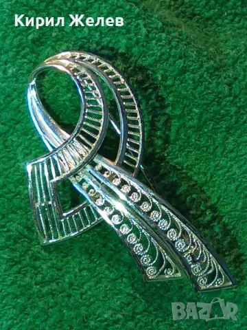 ПРЕКРАСНА НЕЖНА АЖУРНА СРЕБЪРНА АР НУВО СТИЛ БРОШКА СРЕБРО 925 Стара РЪЧНА РЕТРО ИЗРАБОТКА 40794, снимка 16 - Антикварни и старинни предмети - 48468002